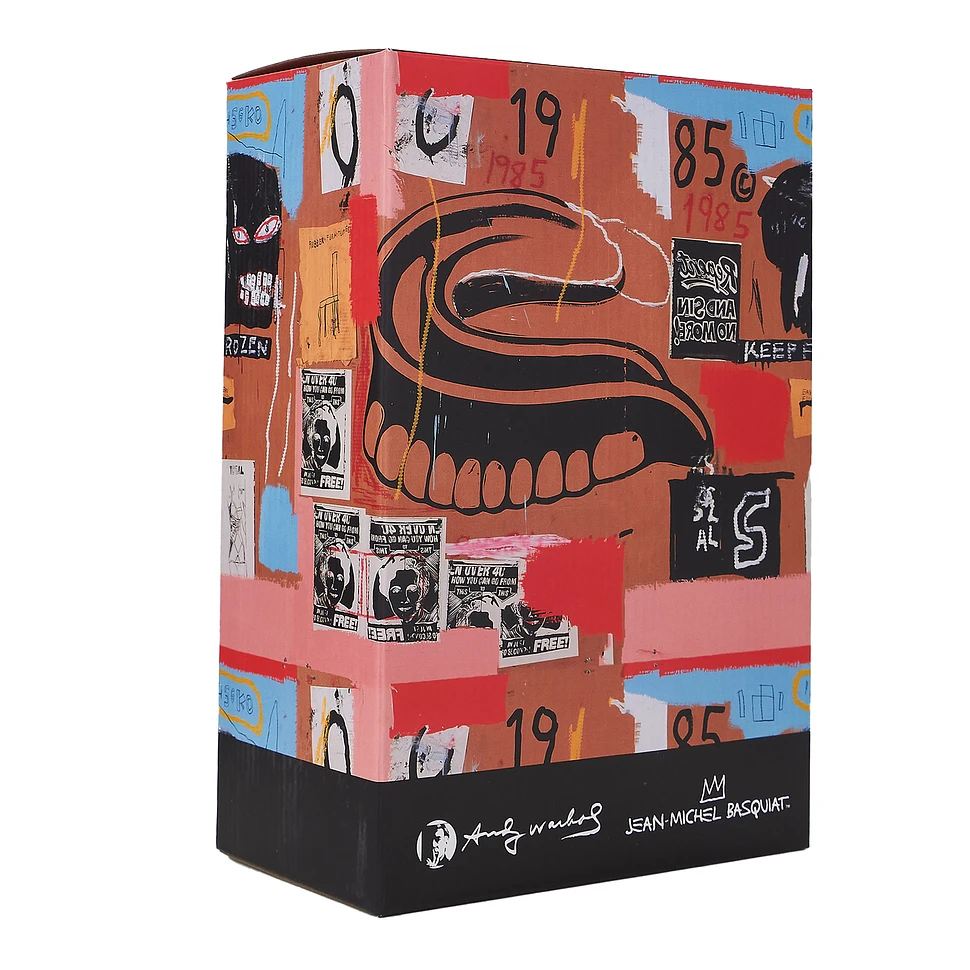 Medicom Toy - 100% + 400% Andy Warhol x Jean Michel Basquiat Be@rbrick Toy