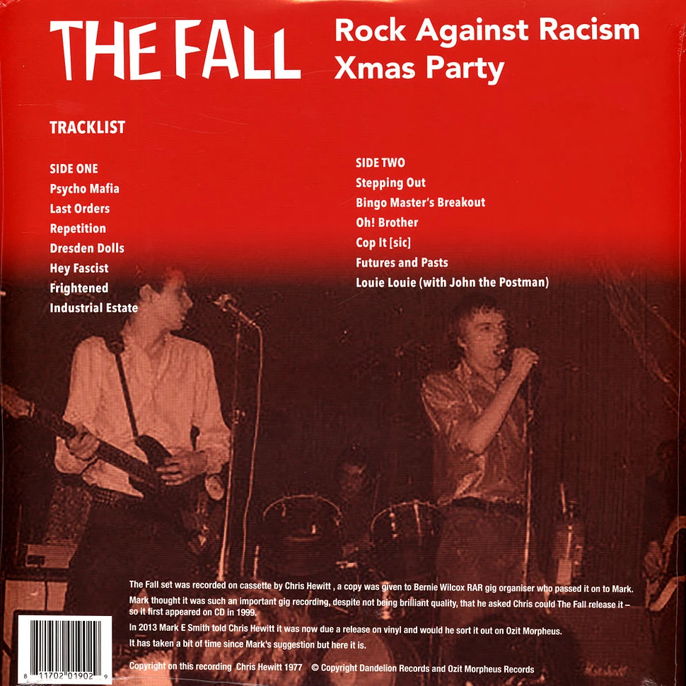 The Fall - Rock Against Racism Christmas Party 1977