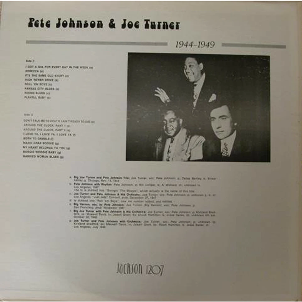 Pete Johnson, Big Joe Turner - Roll 'Em Boys
