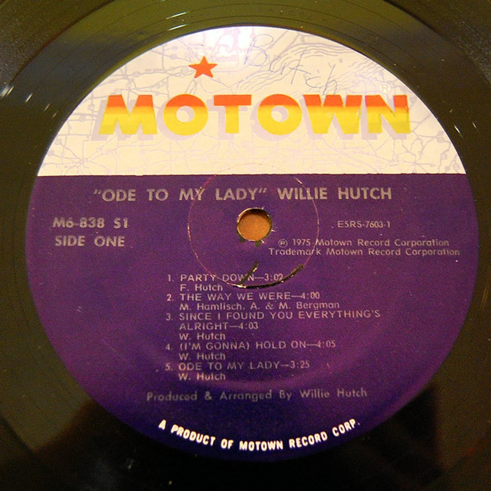 Willie Hutch - Ode To My Lady