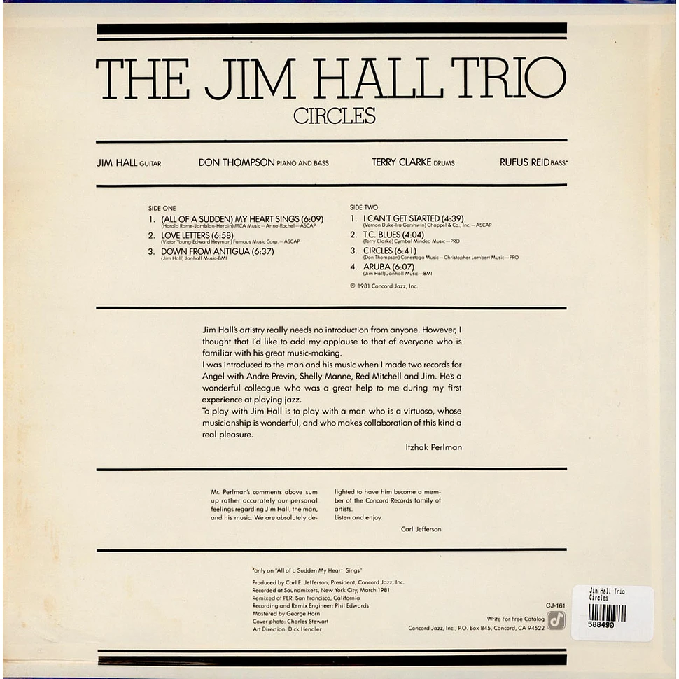 Jim Hall Trio - Circles