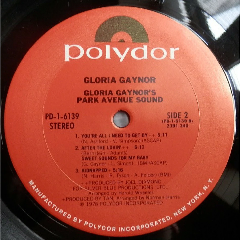 Gloria Gaynor - Gloria Gaynor's Park Avenue Sound