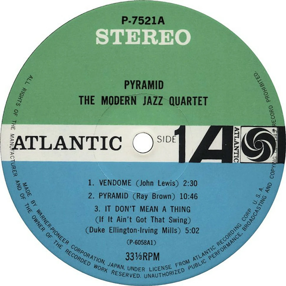 The Modern Jazz Quartet - Pyramid