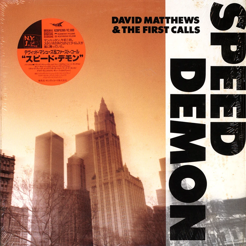 Dave Matthews & The First Calls - Speed Demon
