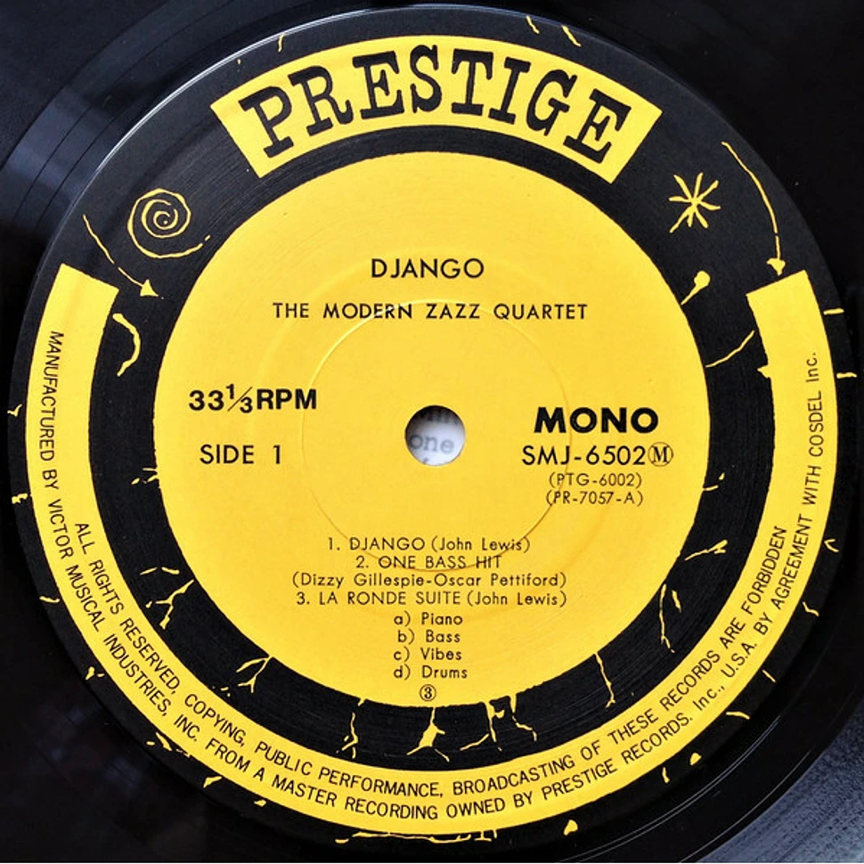The Modern Jazz Quartet = The Modern Jazz Quartet - Django = ジャンゴ