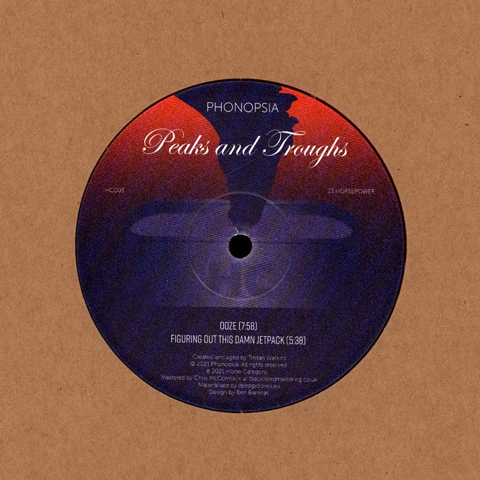 Phonopsia - Peaks & Troughs