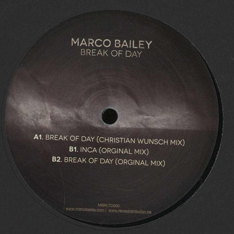 Marco Bailey - Break Of Day