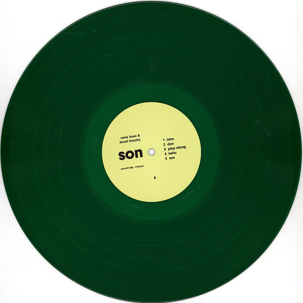 Rosie Lowe & Duval Timothy - Son Green Vinyl Edition
