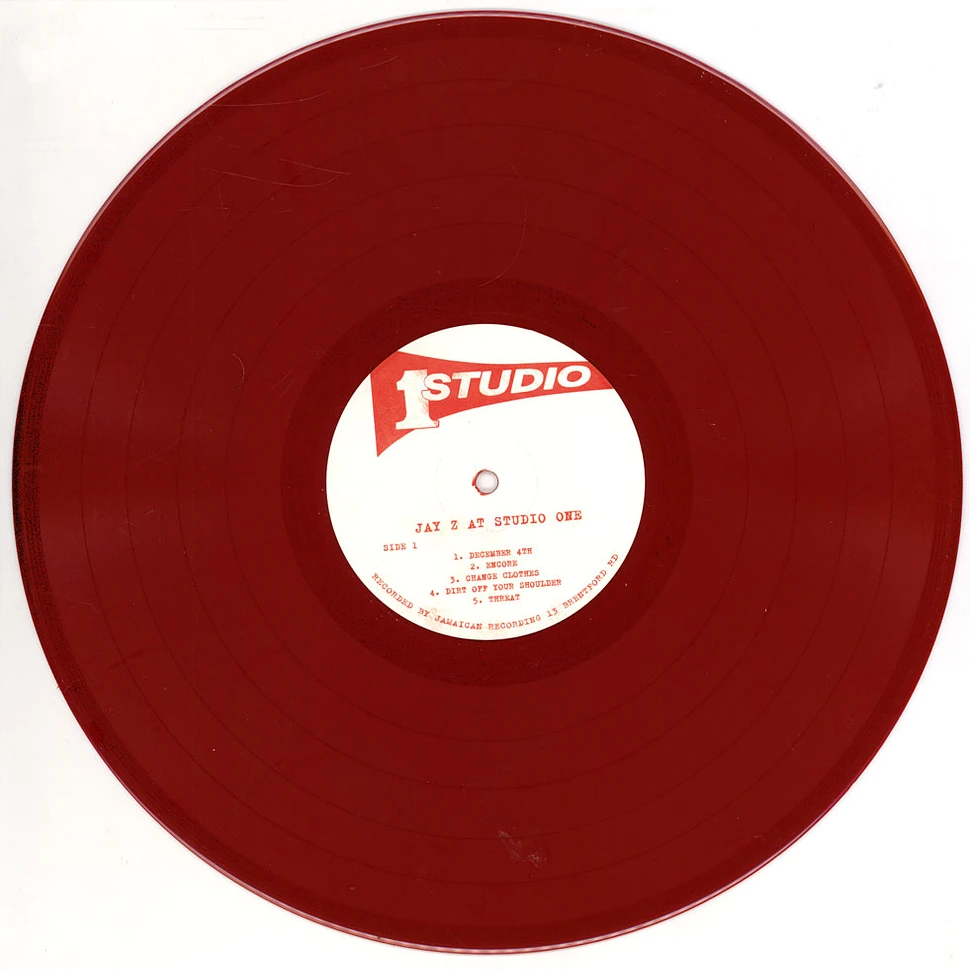 Jay-Z - At Studio One - Reggae Mash Ups Red Vinyl Edition