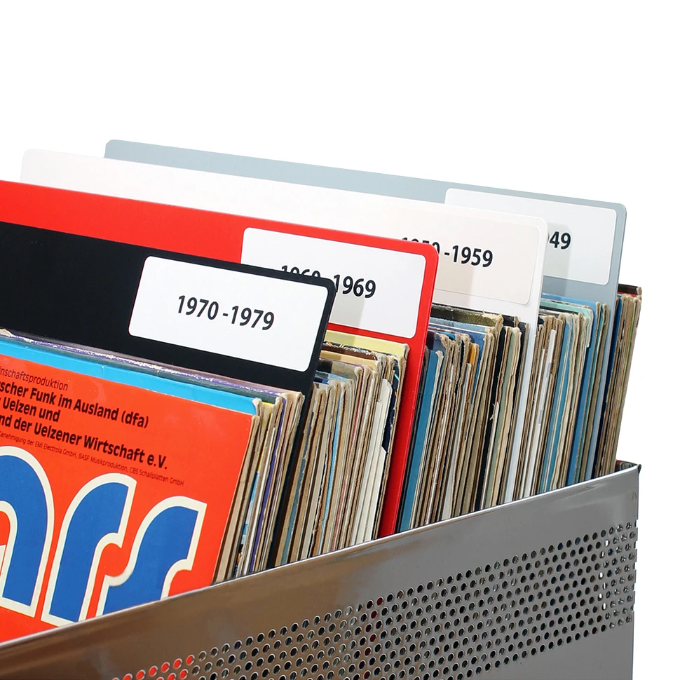 Vinyl Storage - 12" LP Registerblatt (Weiß)