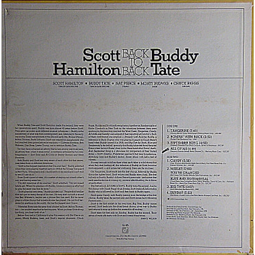 Scott Hamilton, Buddy Tate - Back To Back