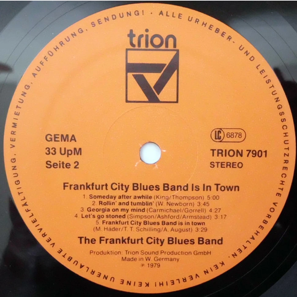 Frankfurt City Blues Band - ...Is In Town