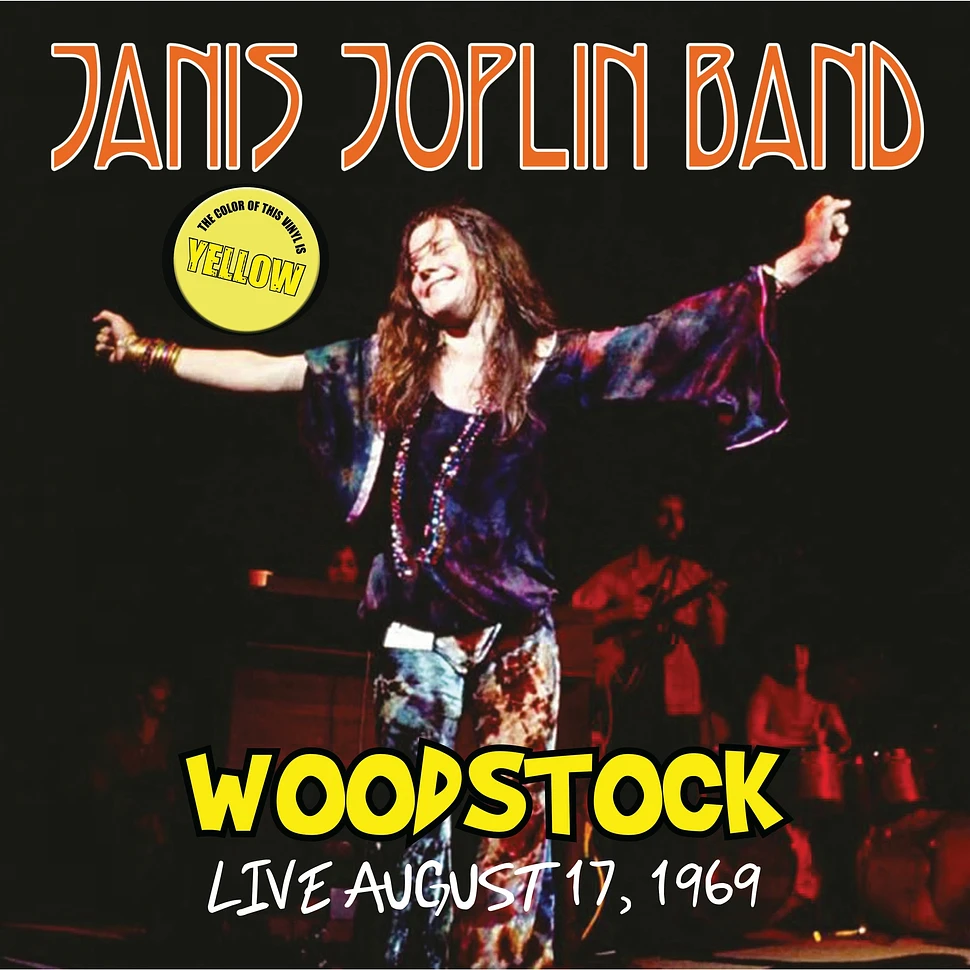 Janis Joplin Band - Live In Woodstock 1969 Yellow Vinyl Edition