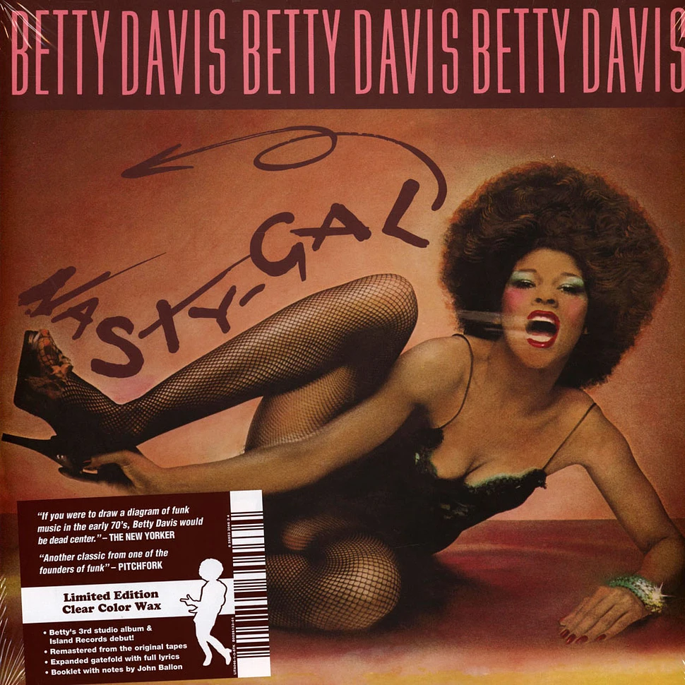 Betty Davis - Nasty Gal LITA 20th Anniversary Clear Vinyl Edition