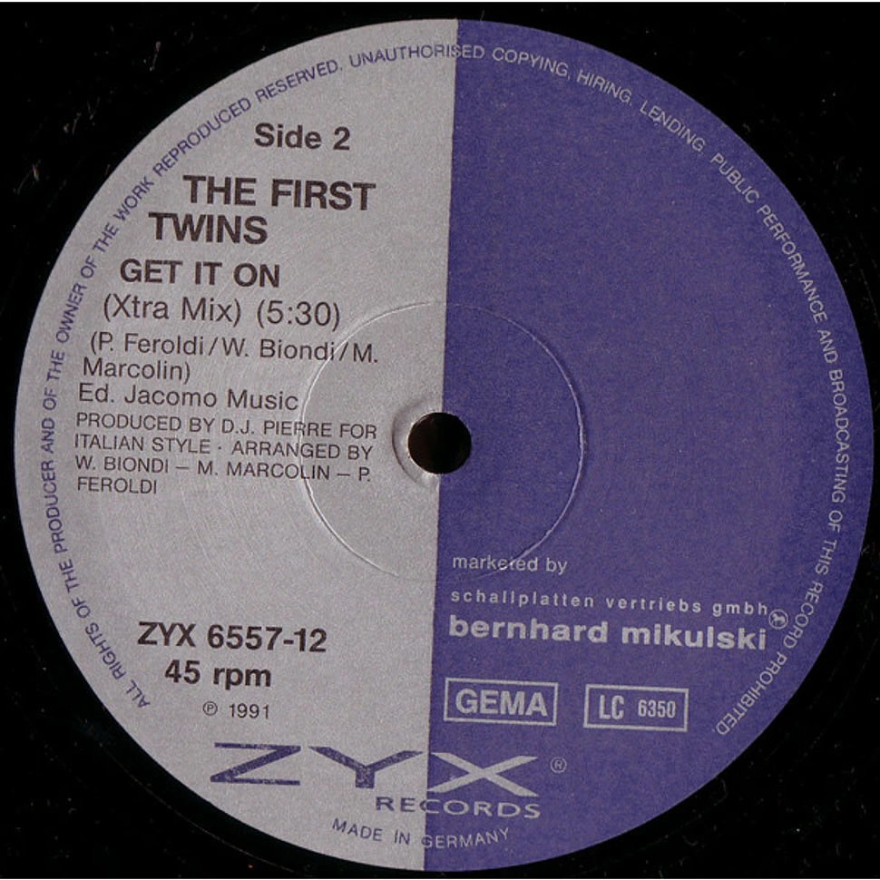 The First Twins - Get It On