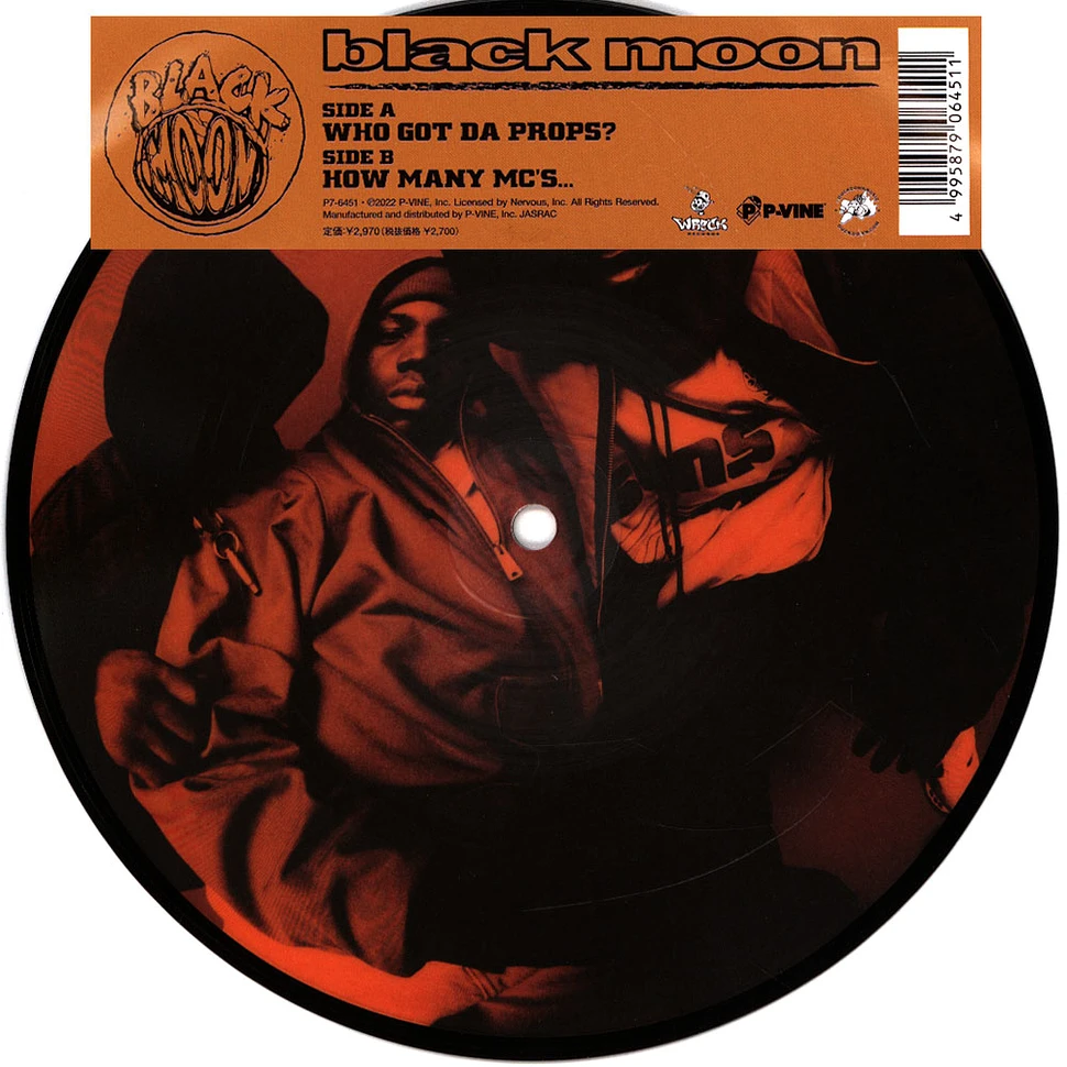 Black Moon Enta Da Stage Picture Disc Edition Vinyl 2LP 1993