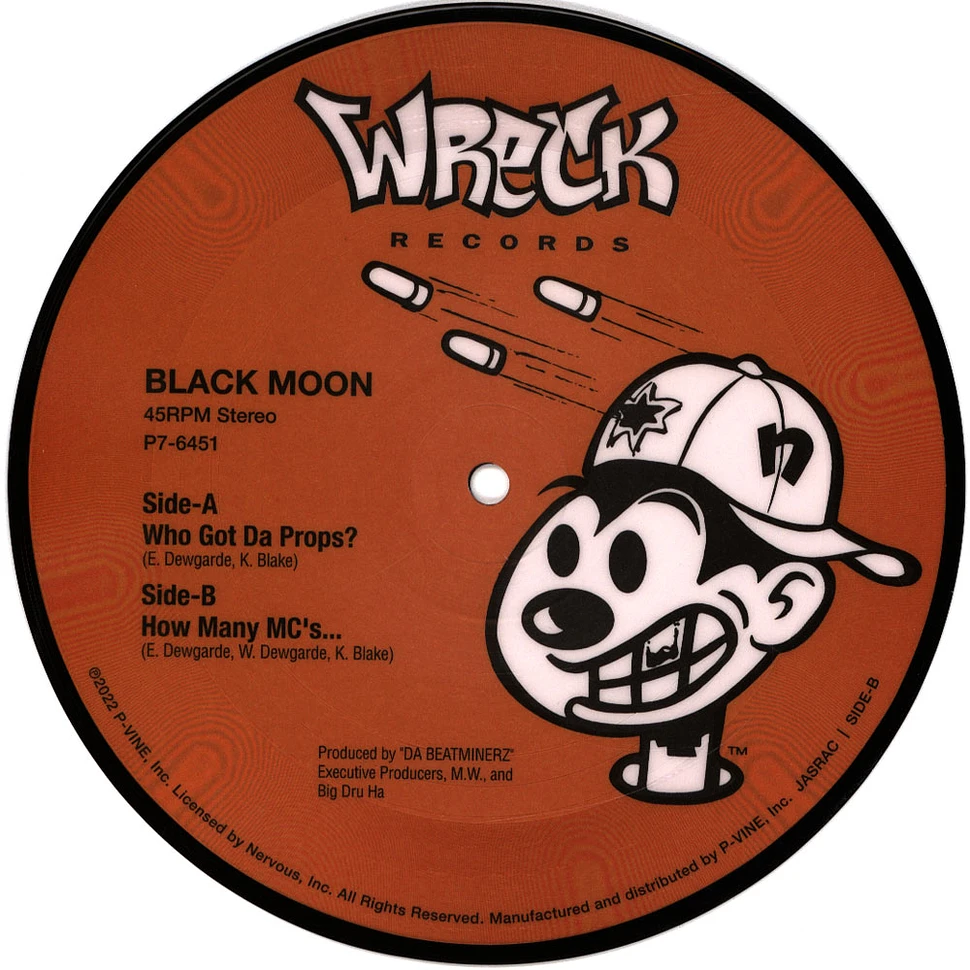 Black Moon - Who Got Da Props? / How Many MC's Picture Disc Edition