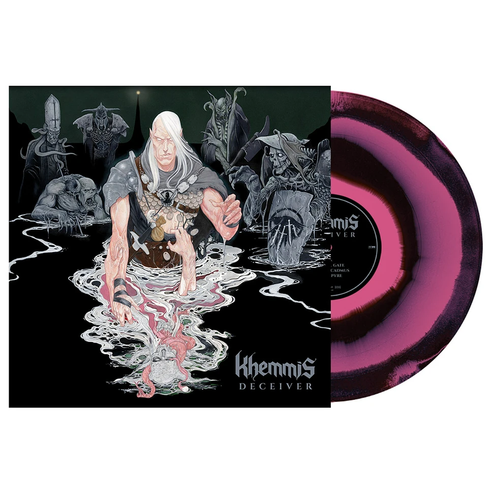 Khemmis - Deceiver Pink / Black Corona Vinyl Edition