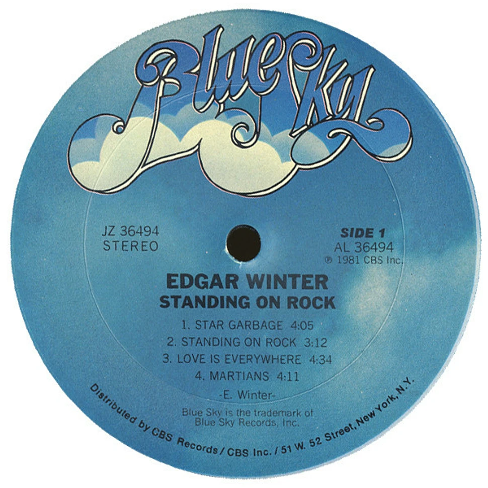 Edgar Winter - Standing On Rock
