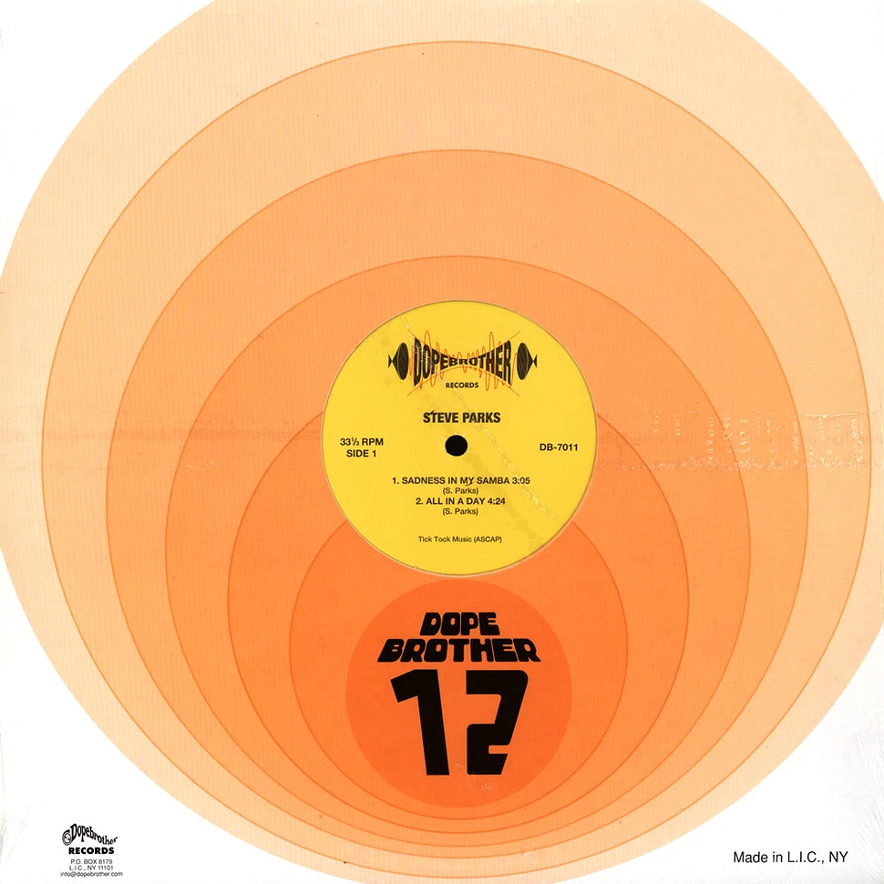 Steve Parks / Steve Marshall - Sadness In My Samba, All In A Day / Still Thinking Of You