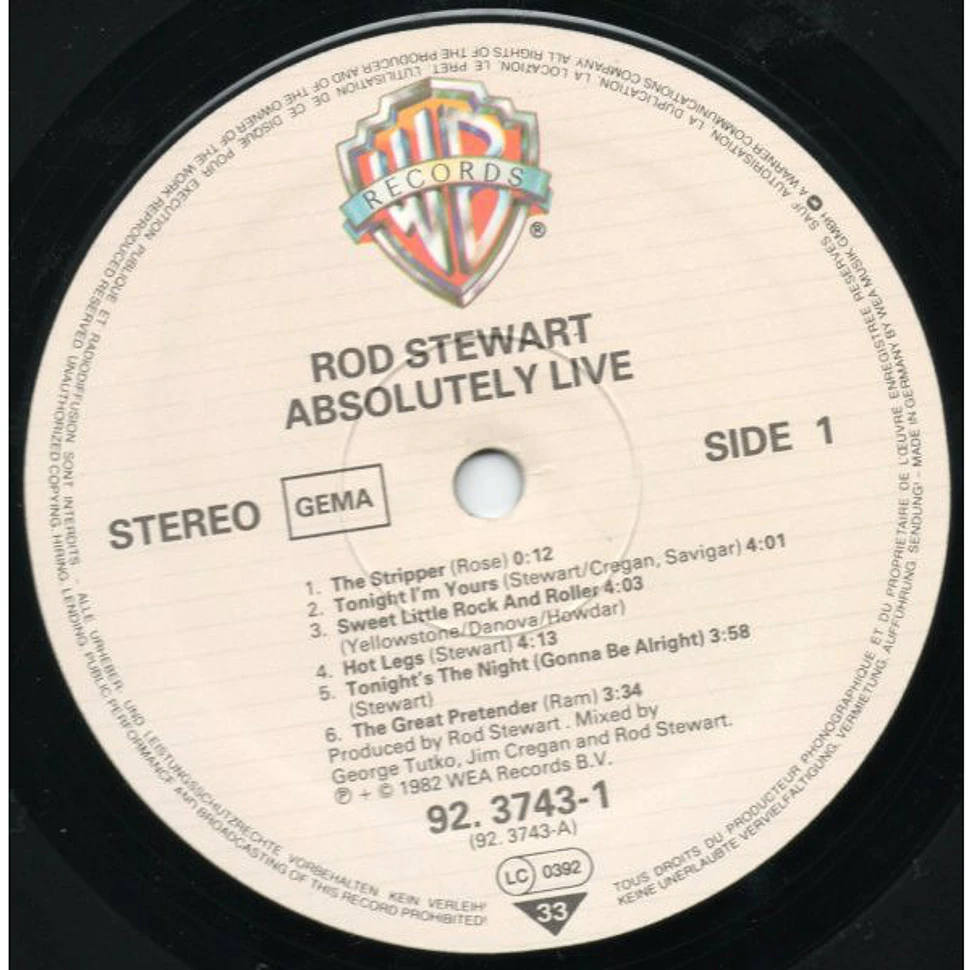 Rod Stewart - Absolutely Live