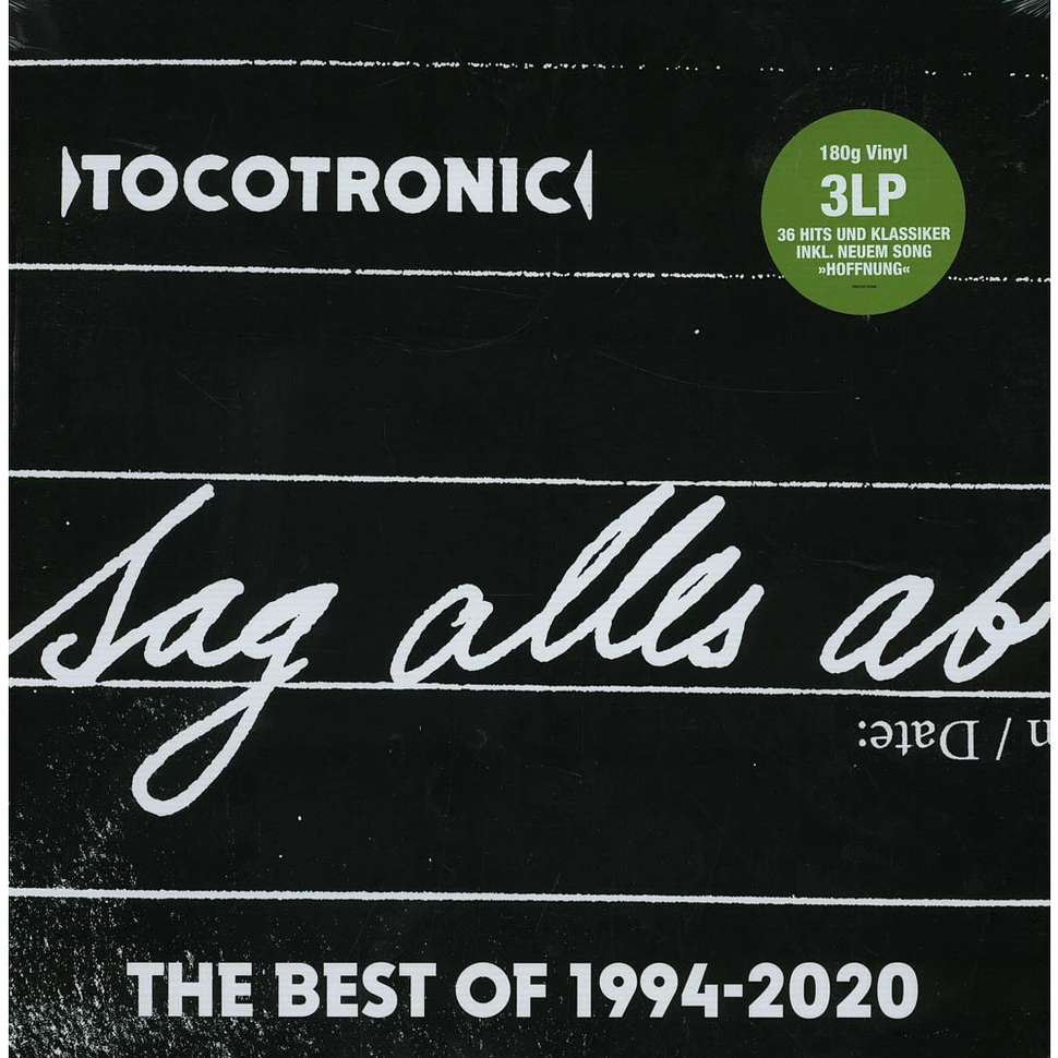 Tocotronic - Sag Alles Ab - The Best Of 1994-2020