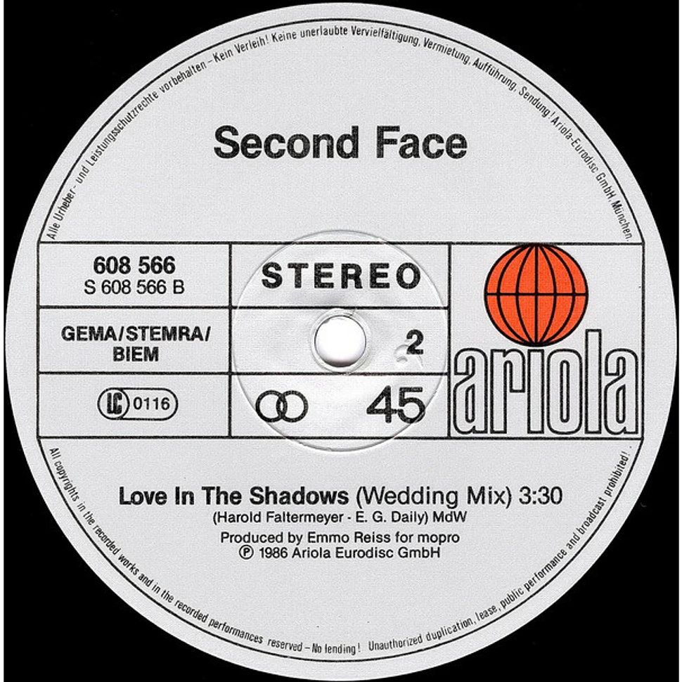 Second Face - Love In The Shadows