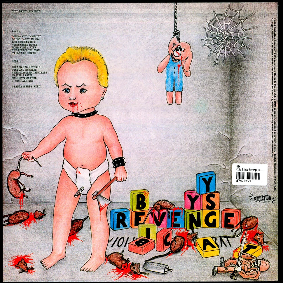 GBH - City Babys Revenge Black Vinyl Edition