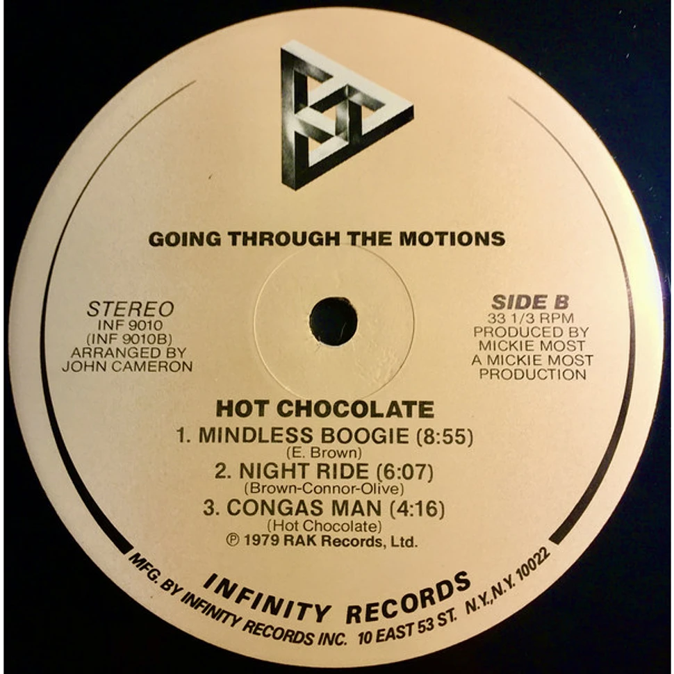 Hot Chocolate - Going Through The Motions