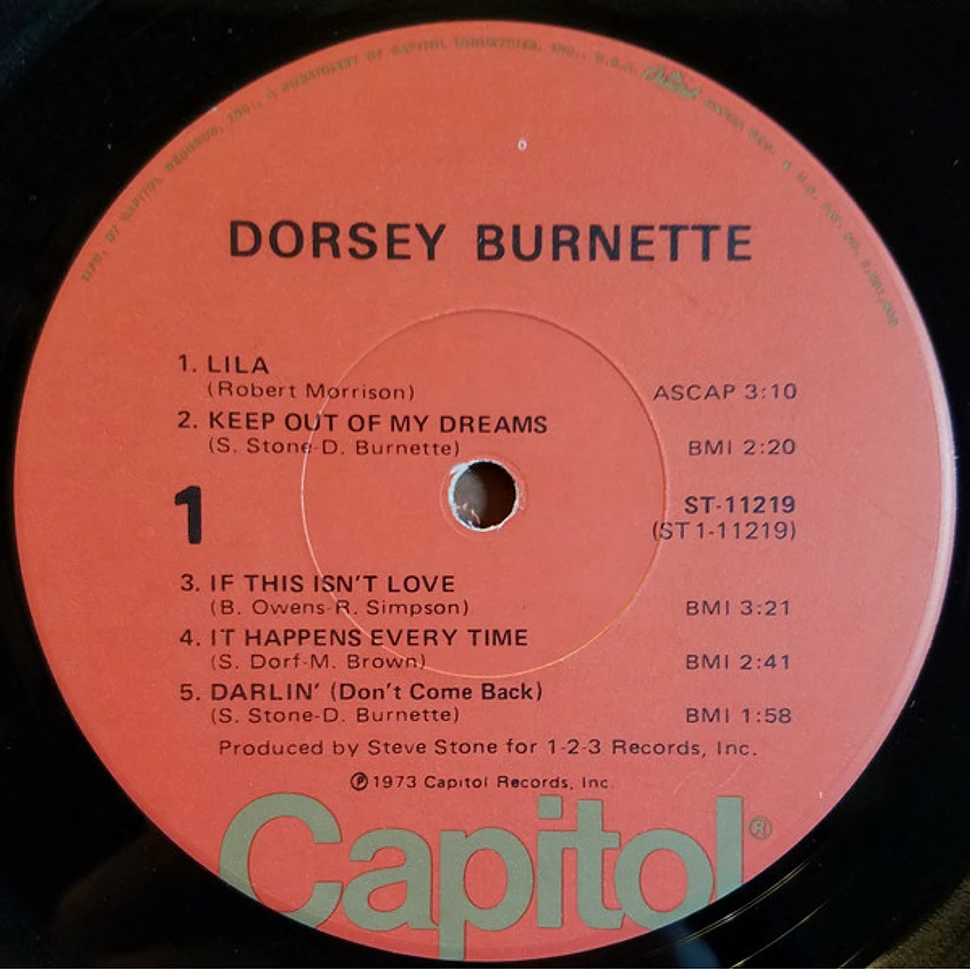 Dorsey Burnette - Dorsey Burnette