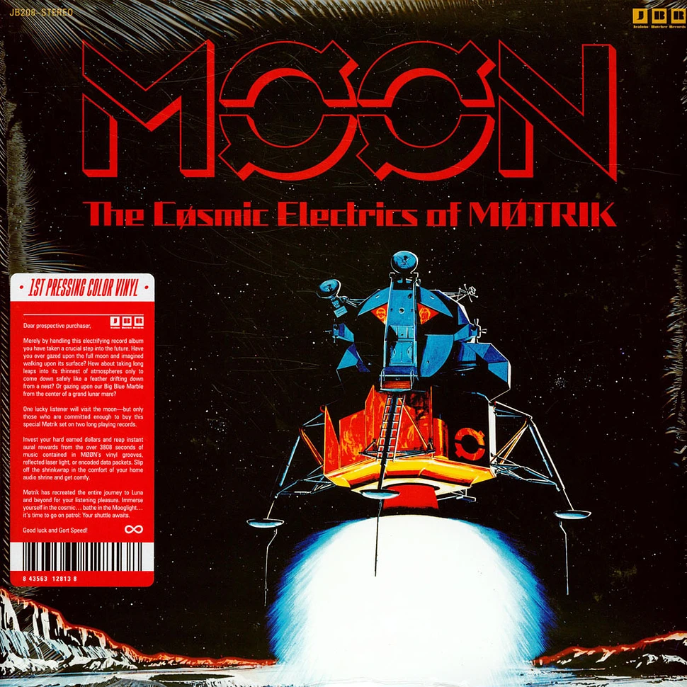 Motrik - Moon: The Cosmic Electrics Of Motrik Red & Blue Vinyl Edition