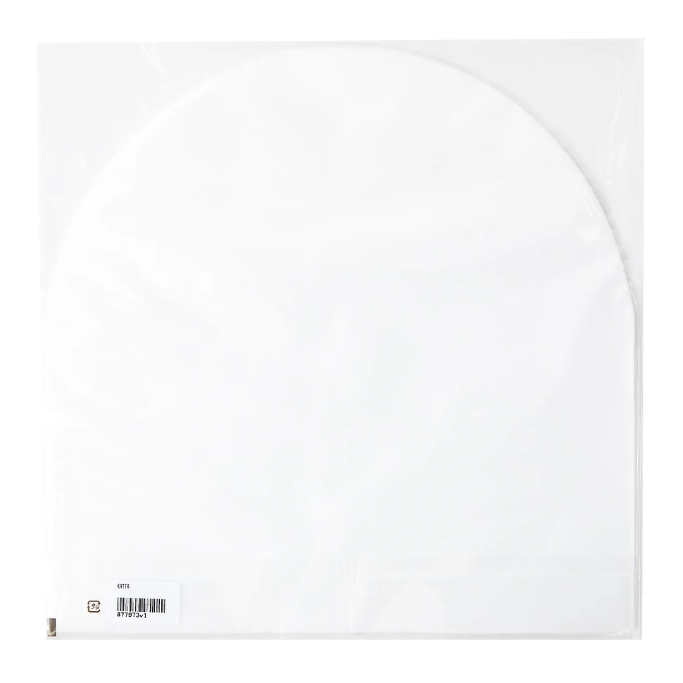 50x 12" Record Inner Sleeves - Innenhüllen (KATTA Inside Sleeves / antistatisch / halbrund / transparent)
