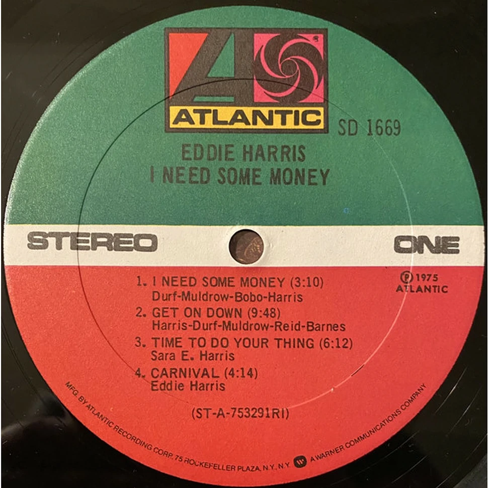 Eddie Harris - I Need Some Money