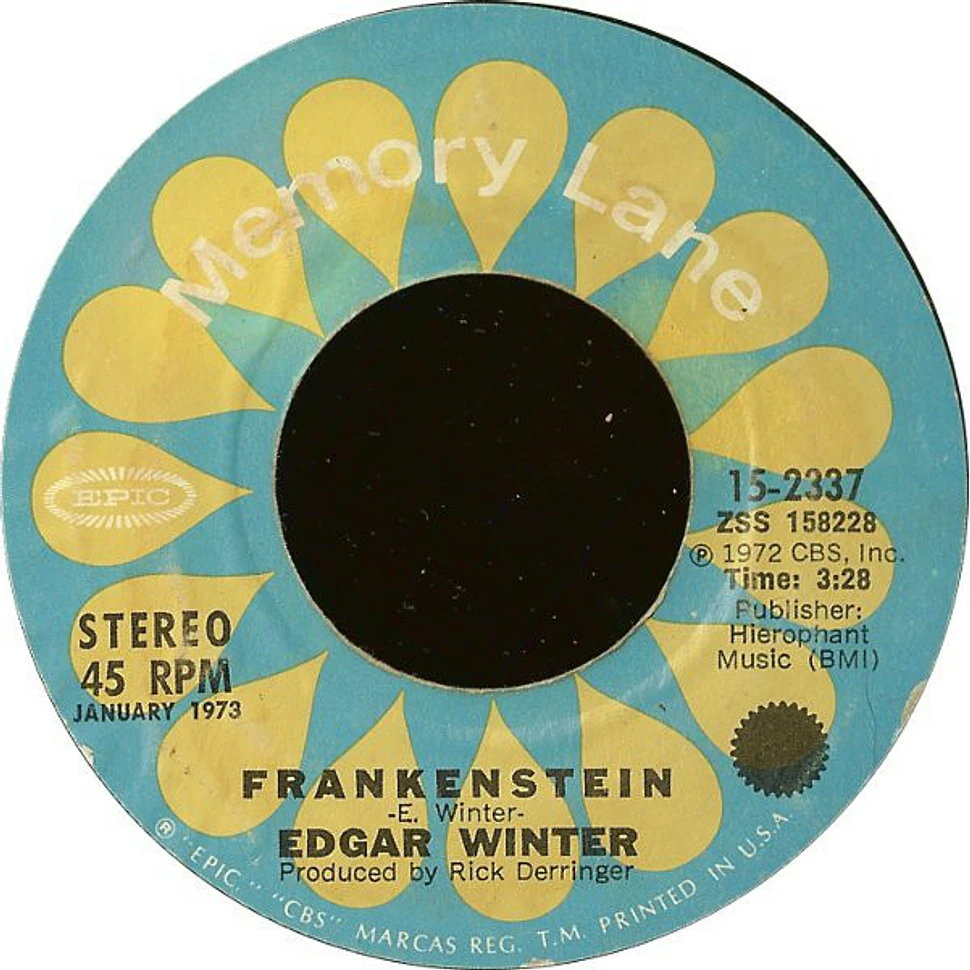 Edgar Winter - Frankenstein / Free Ride