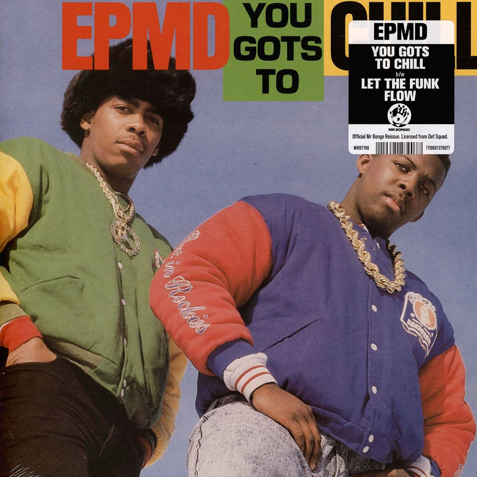 Chill　1988　EPMD　To　EU　You　Vinyl　Reissue　Gots　7