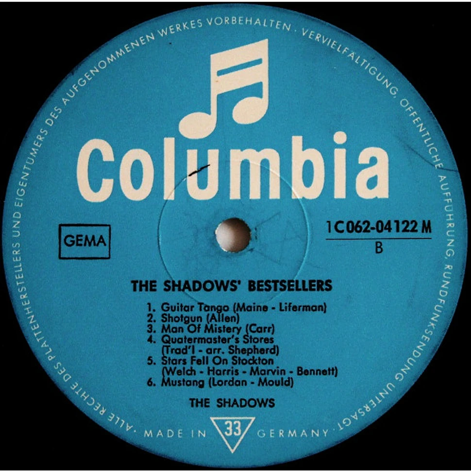 The Shadows - The Shadows' Bestsellers