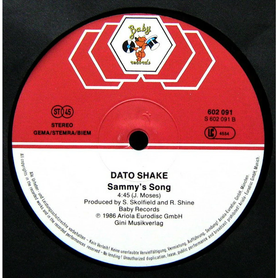 Dato Shake - Let Me Be Your N. 1