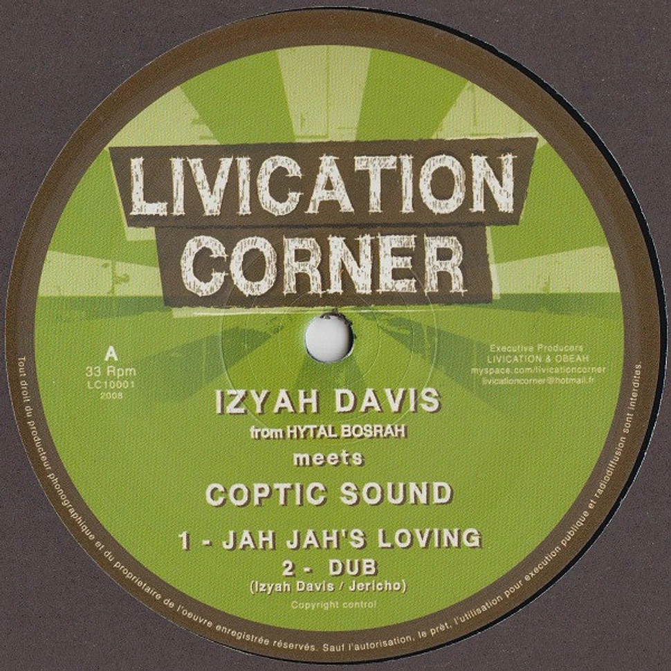 Izyah Davis Meets Coptic Sound - Jah Jah's Loving / No More War