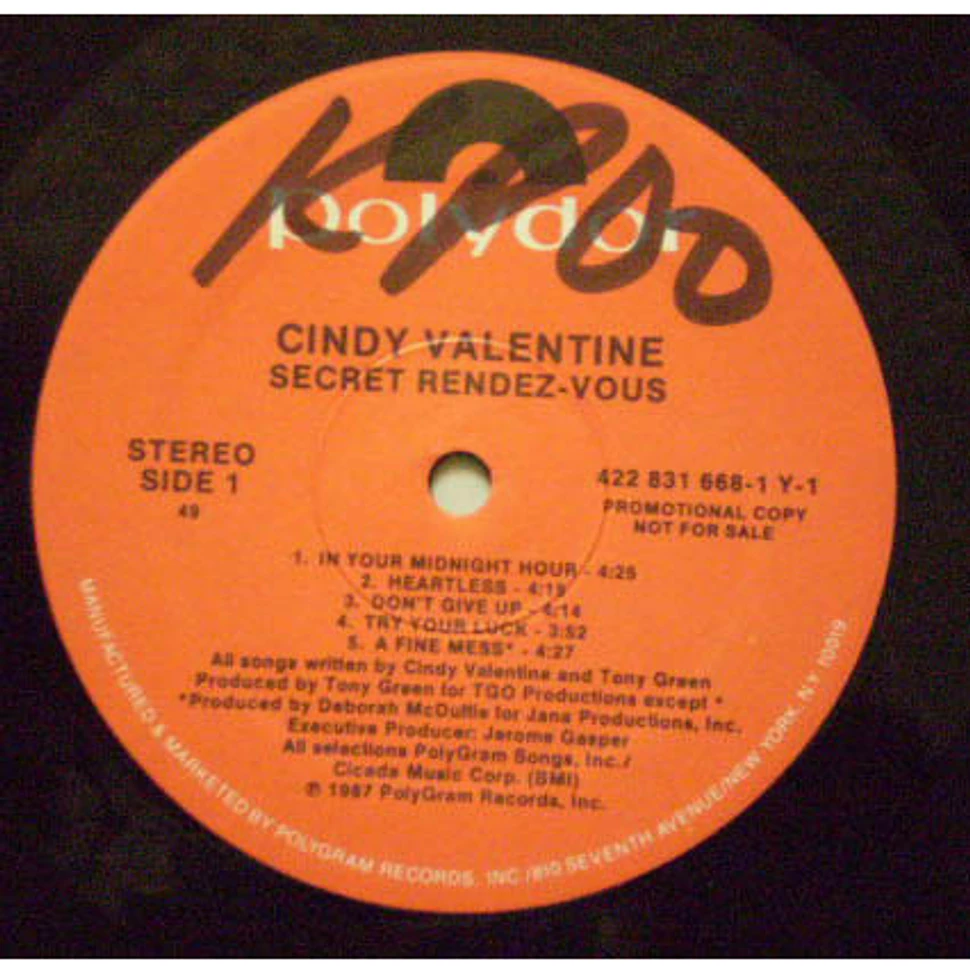 Cindy Valentine - Secret Rendez-Vous