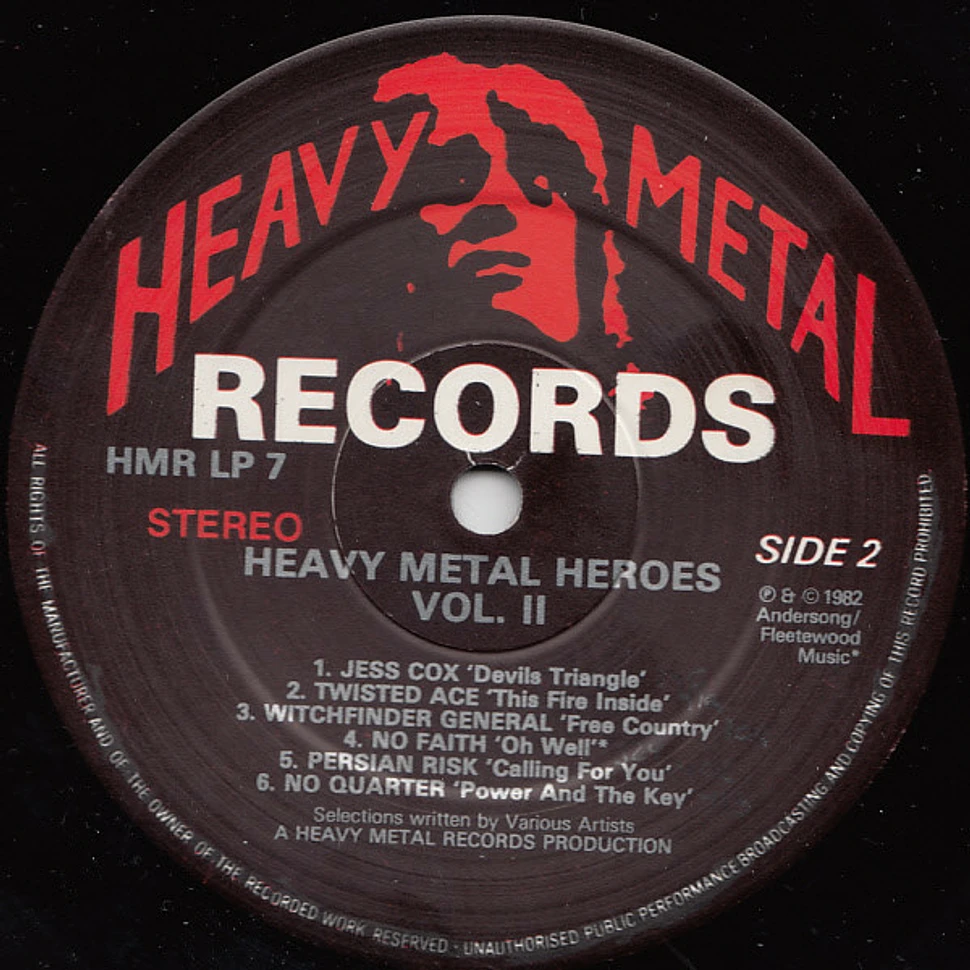 V.A. - Heavy Metal Heroes Volume II