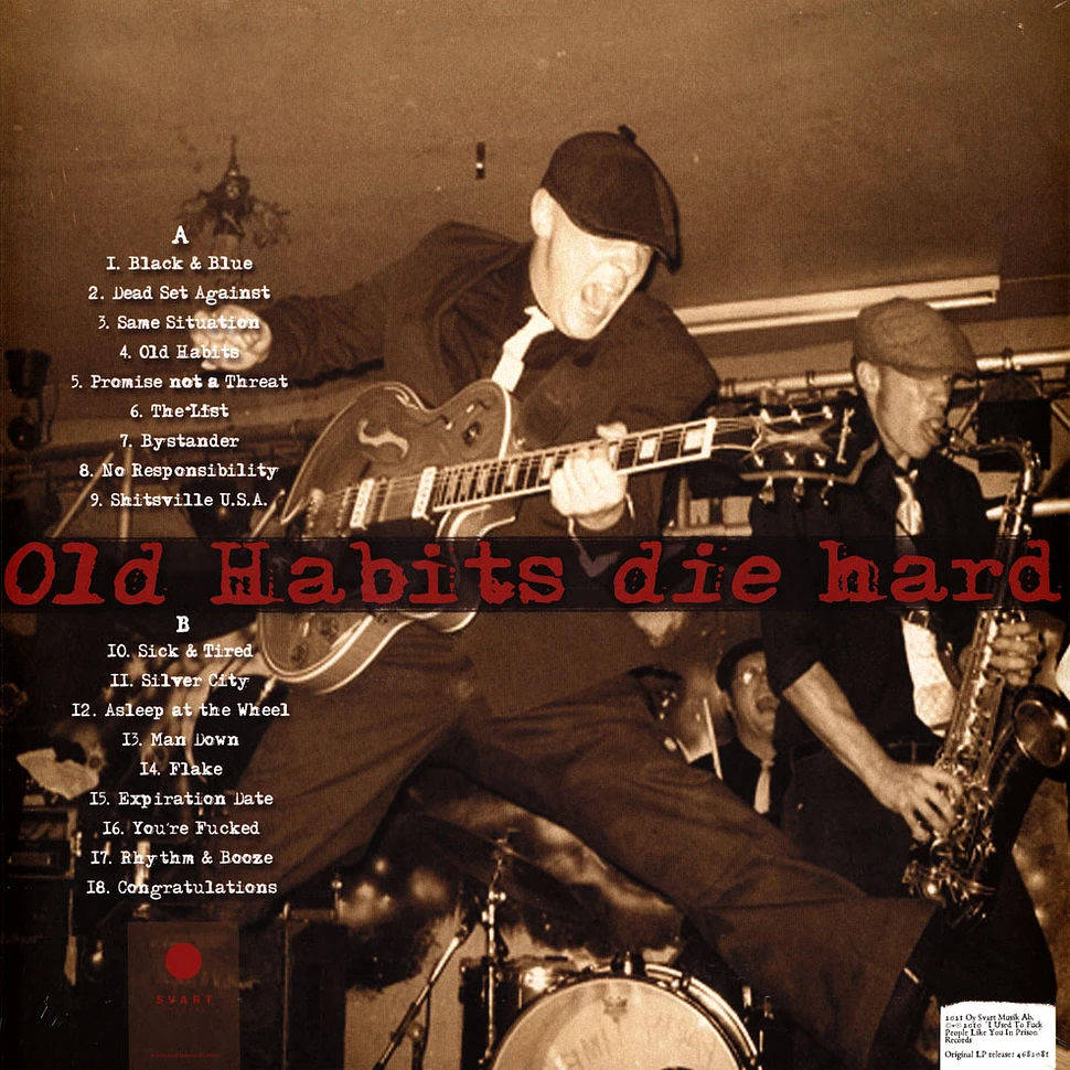 Kings Of Nuthin' - Old Habits Die Hard Black Vinyl Edition