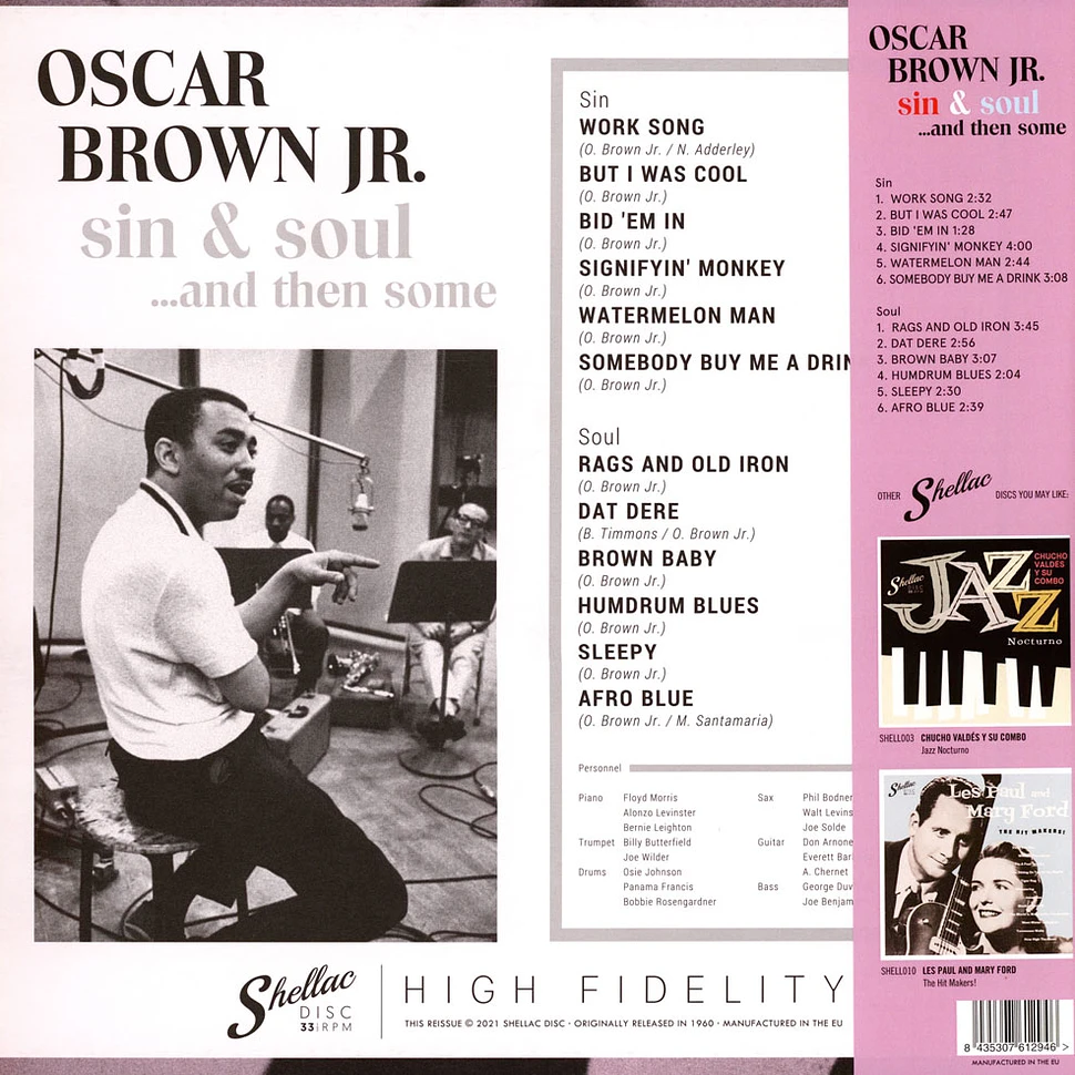Oscar Brown Jr. - Sin & Soul ...And Then Some