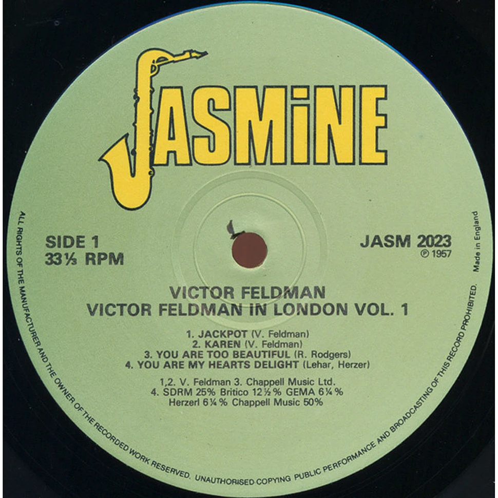 Victor Feldman - Victor Feldman In London Vol.1