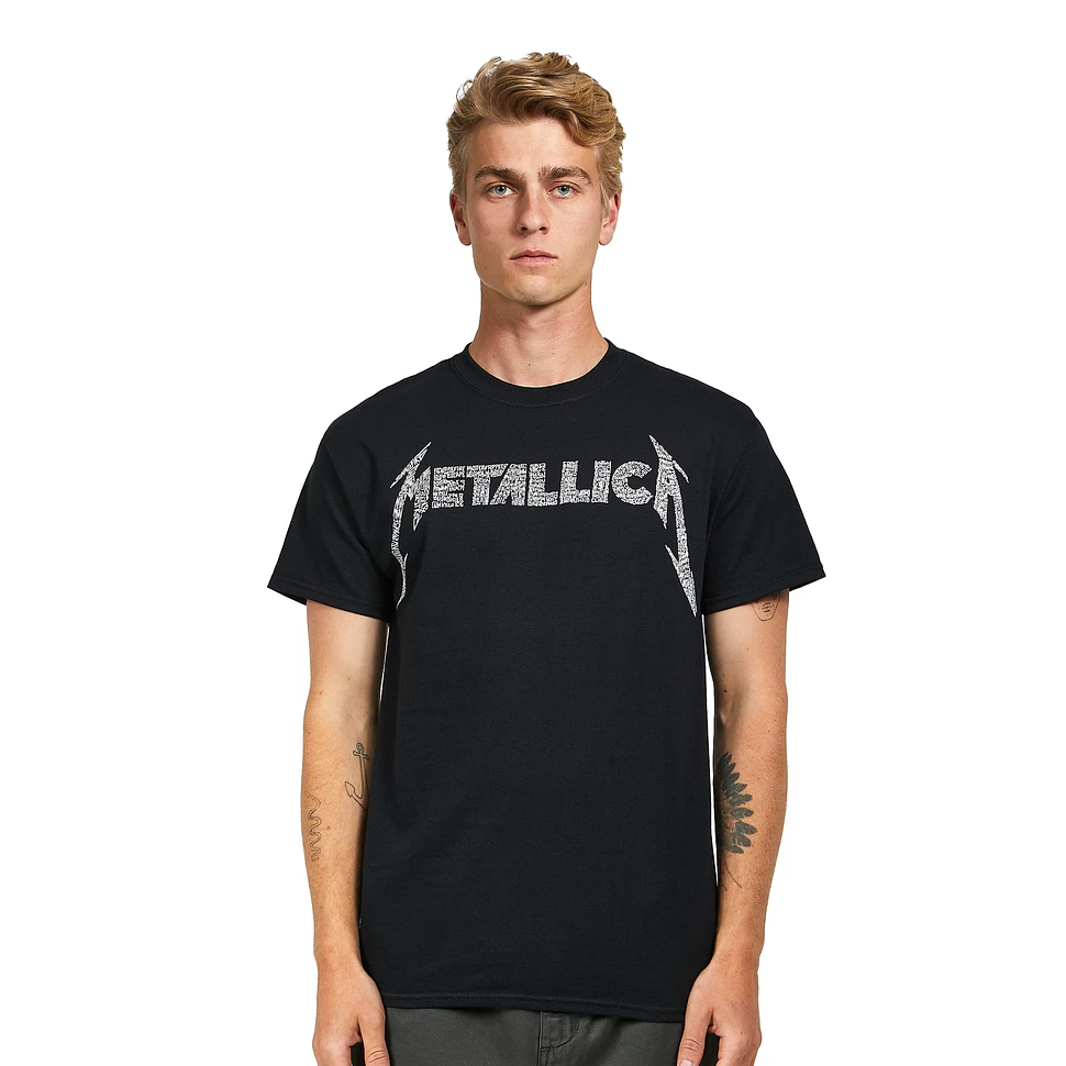 Metallica - 40th Anniversary Songs Logo (Back Print) T-Shirt