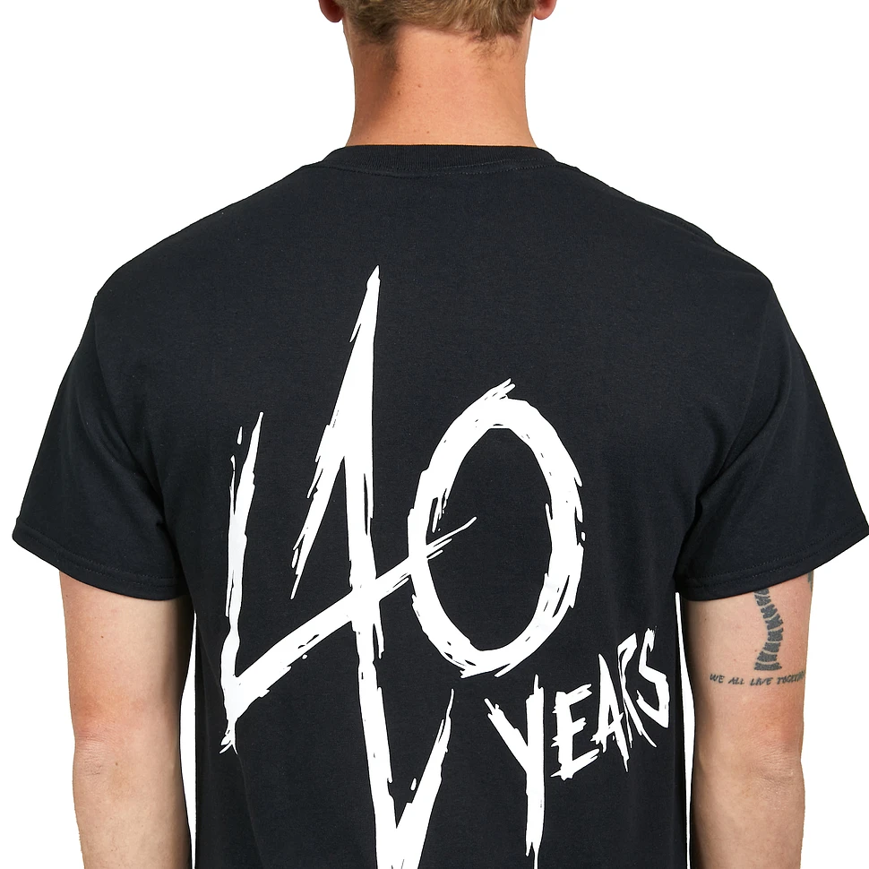 Metallica - 40th Anniversary Songs Logo (Back Print) T-Shirt