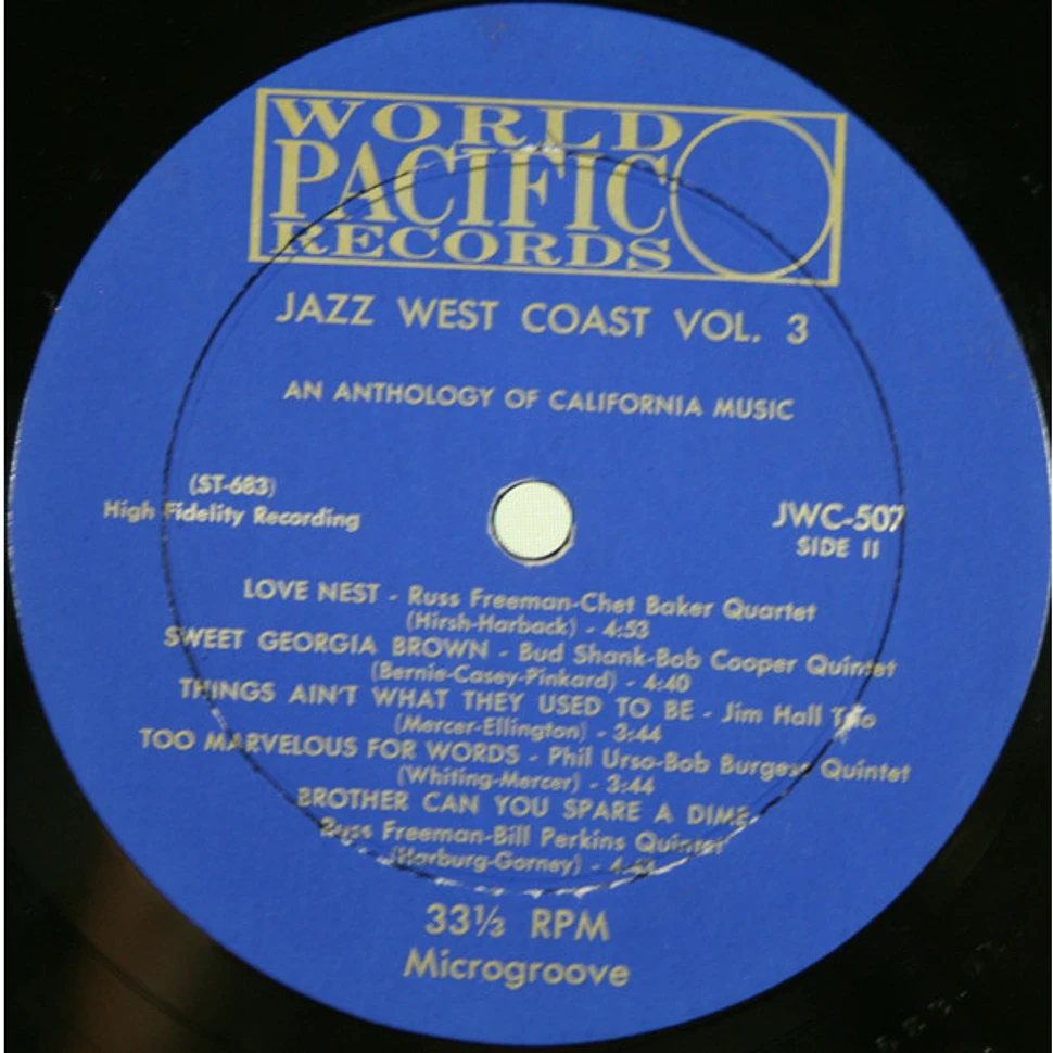 V.A. - Jazz West Coast Vol. 3