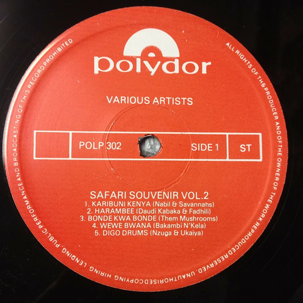 V.A. - Safari Souvenir Volume 2 - Greatest Hits Of East Africa - Hits Aus Ost Afrika