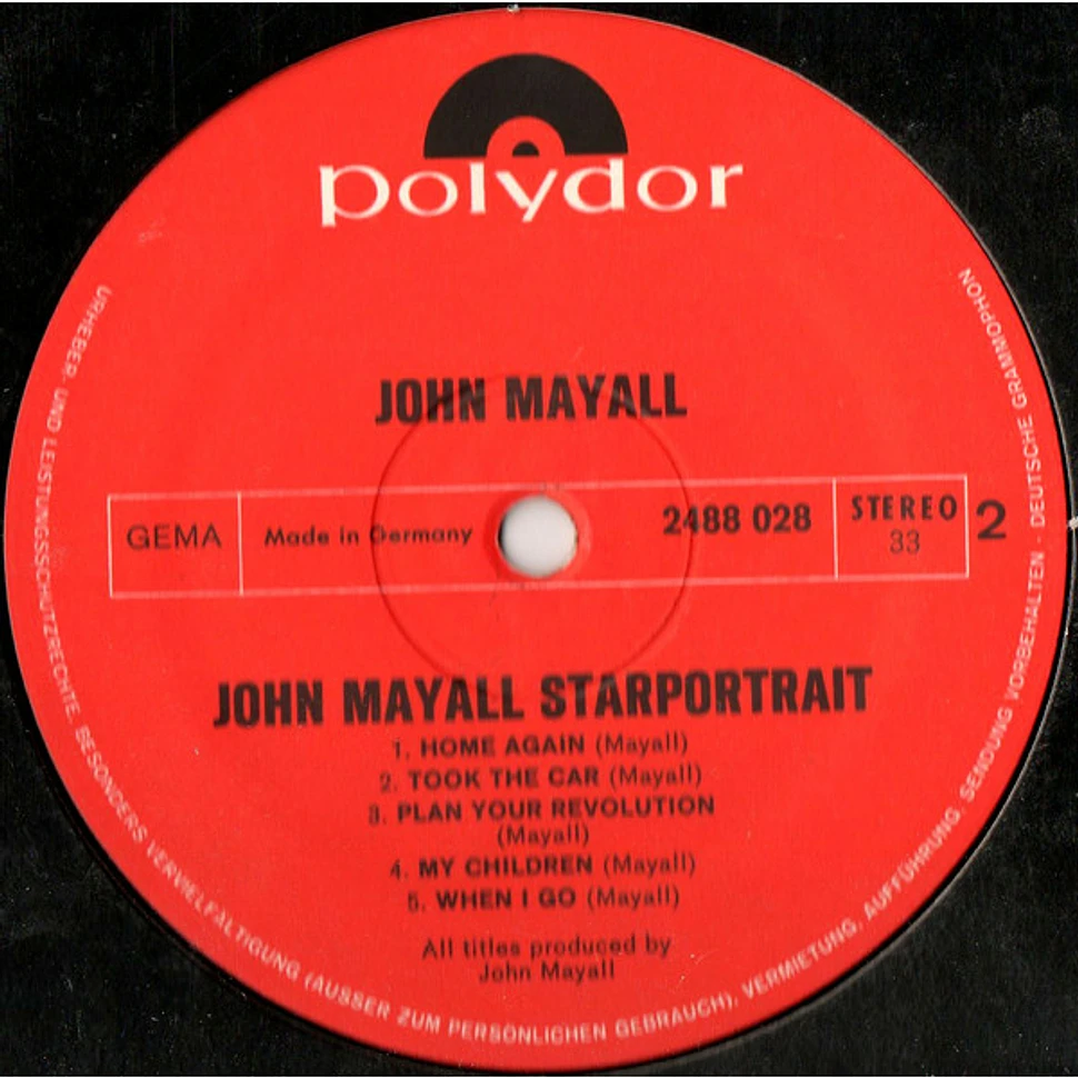 John Mayall - Starportrait