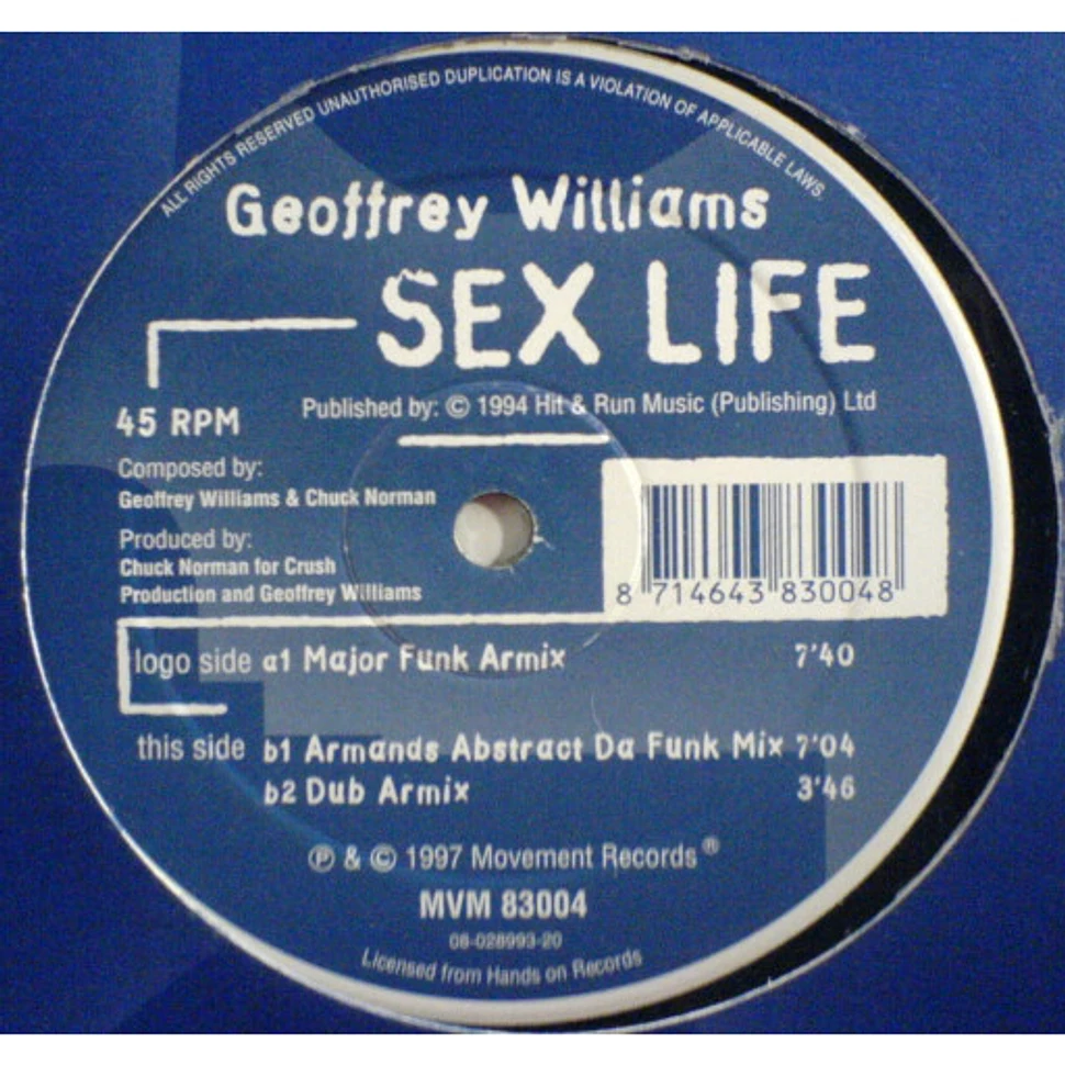 Geoffrey Williams - Sex Life