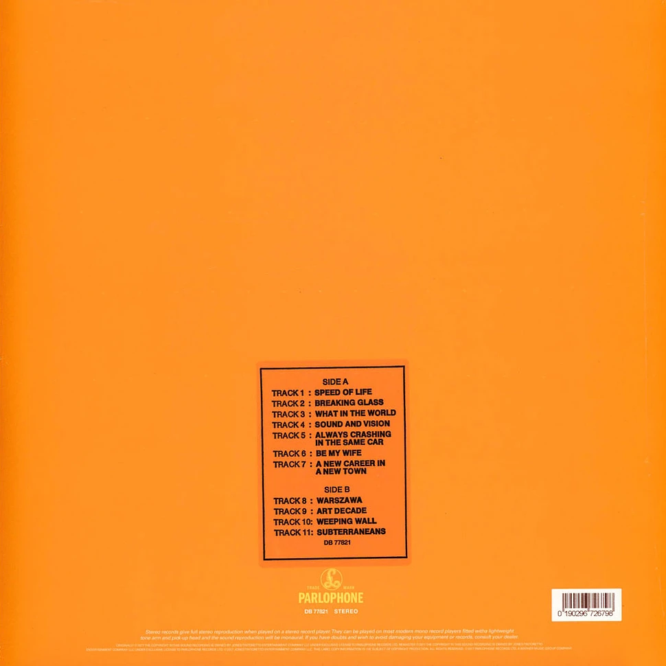 David Bowie - Low 2017 Remastered Orange Vinyl Edition